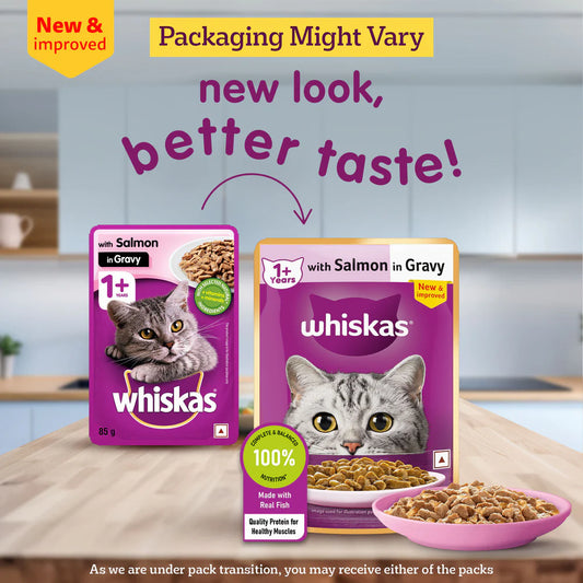 Whiskas Adult Wet Cat Food – Salmon in Gravy