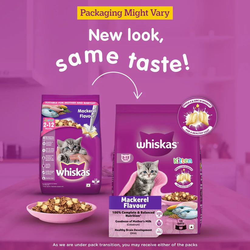 Whiskas Kitten Cat Food, Mackerel