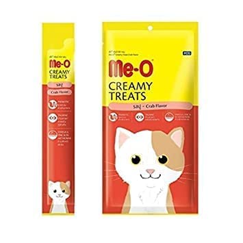 Me-O Creamy Treats for Cats, 300g – Crab Flavour