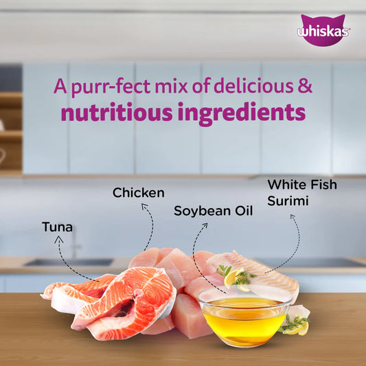 Whiskas Tuna & White Fish Cat Wet Food