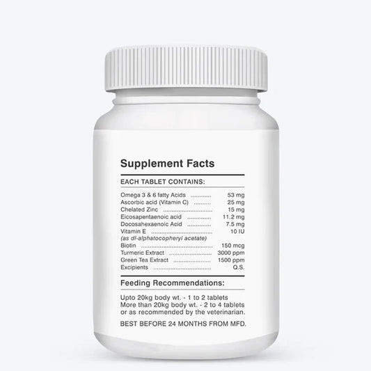 Drools Absolute Skin & Coat Supplement Tablets for Dogs