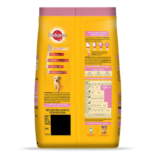 Pedigree Chicken and Milk Puppy Dog Dry Food