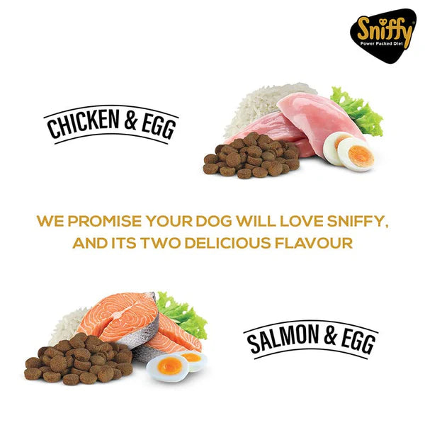 Sniffy Gluten Free Salmon & Egg Adult Dog Dry Food