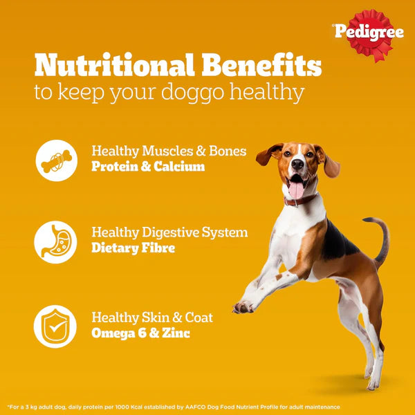 Pedigree Adult Chicken & Liver Chunks Wet Dog Food – 120g