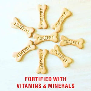 Purepet 100% Vegeterian Biscuit Dog Treats 800gm