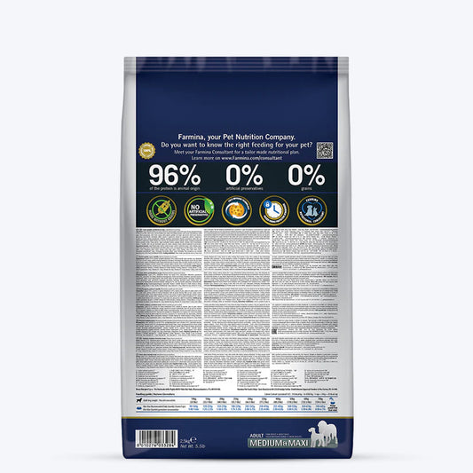 Farmina Dry Food N&D Pumpkin Dog Lamb & Blueberry Adult Medium & Maxi