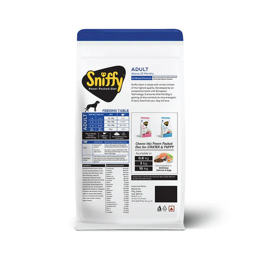 Sniffy Gluten Free Salmon & Egg Adult Dog Dry Food