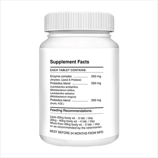 Drools Absolute Digestive Supplement Tablets for Dogs