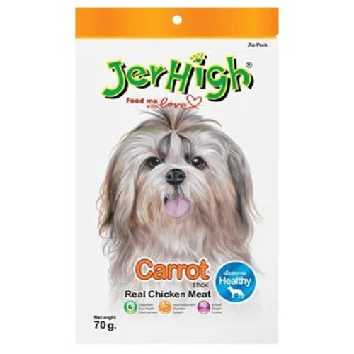 Jerhigh Chicken Carrot Dog Treat - 70g