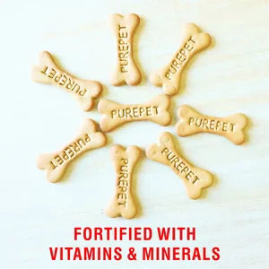 Purepet Mutton Flavour Real Chicken Biscuit Dog Treats Pouch