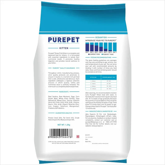 Purepet Ocean Fish Kitten Food – Dry