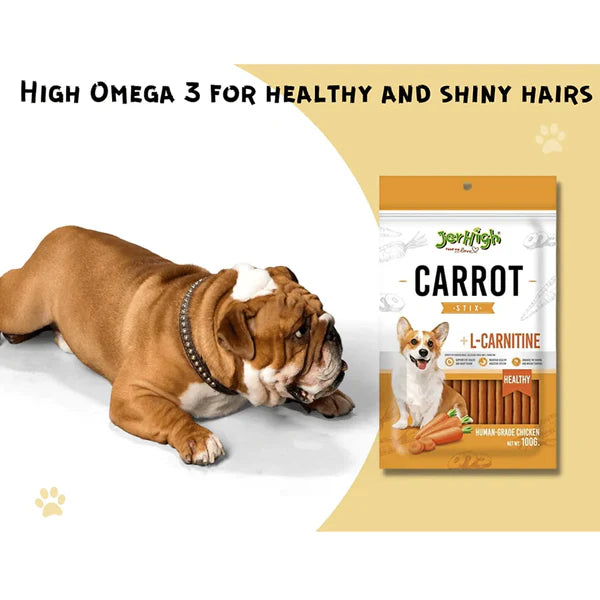 Jerhigh Carrot Dog Treat - 100g