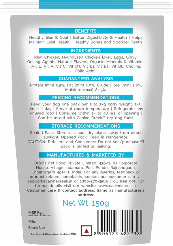 Canine Creek Wet Food for Adult Grain Free, 150 g