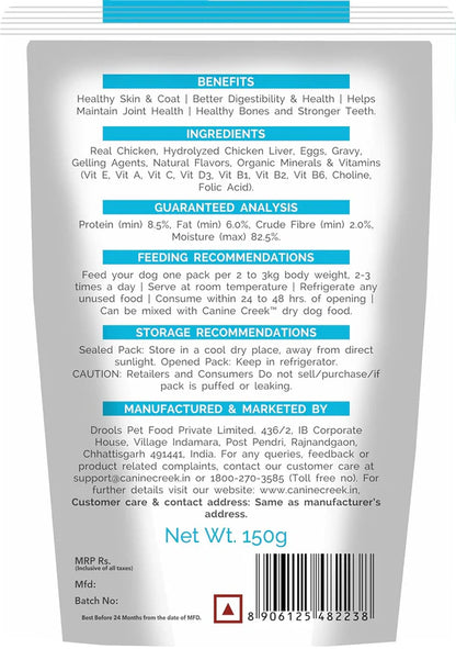 Canine Creek Wet Food for Adult Grain Free, 150 g