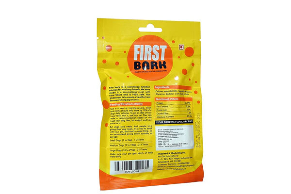First Bark Soft Chicken Ring Dog Treats,70 g