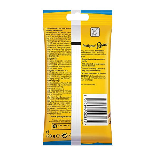 Pedigree Rodeo Duos Adult Dog Treats – 123 g