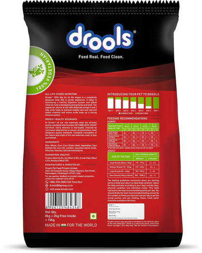 Drools 100% Vegetarian Puppy & Adult Dog Dry Food