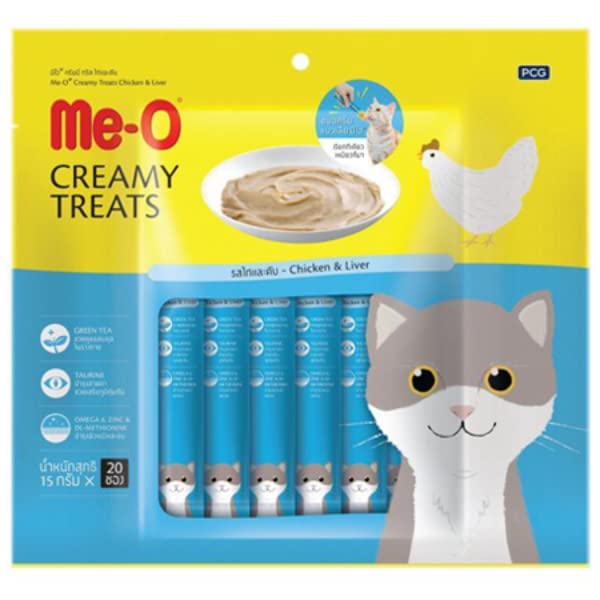 Me-O Creamy Treats for Cats, 300g – Bundle Offer (All Flavours)