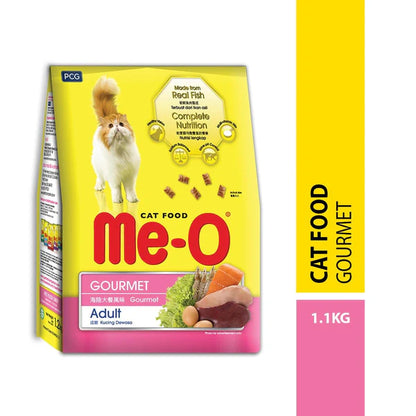 Me-O Adult Dry Cat Food Gourmet