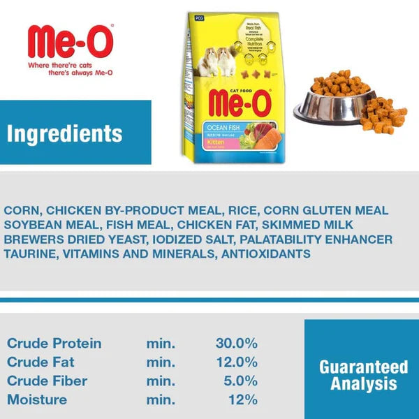 Me-O Ocean Fish Kitten Dry Food