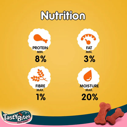 Pedigree Dog Treats Tasty Bites Chicken & Smoke Flavor – 50g