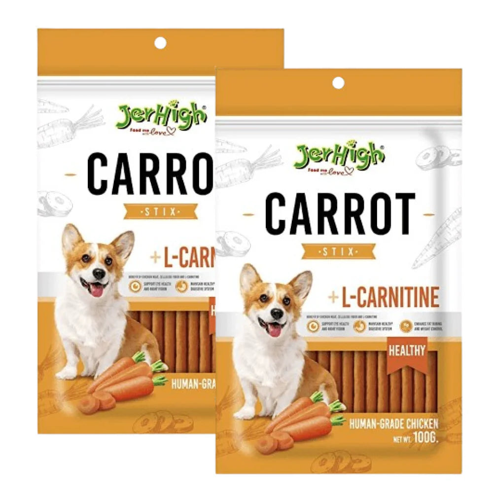 Jerhigh Carrot Dog Treat - 100g