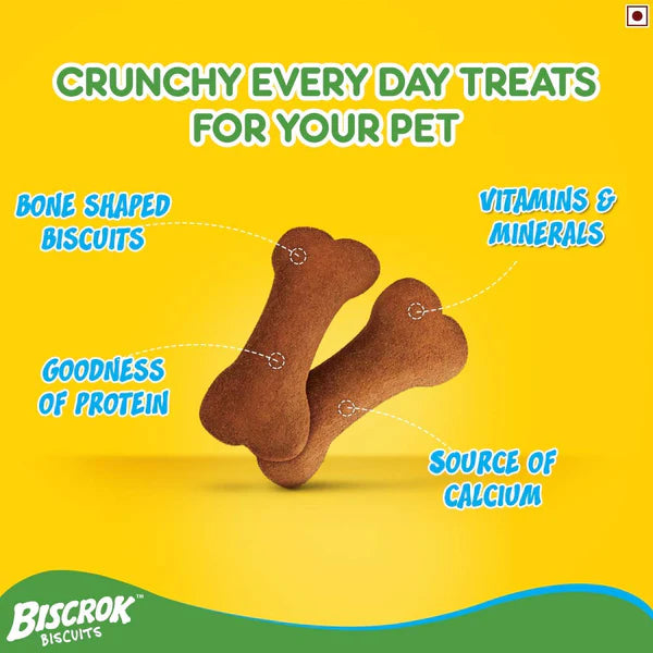 Pedigree Biscrok Dog Biscuit, Chicken Flavour – 500g