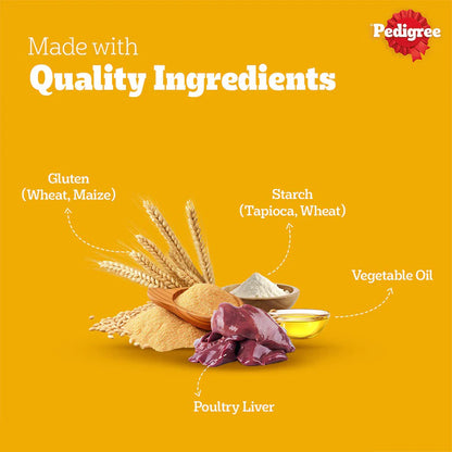 Pedigree Grilled Liver Tasty Jerky Dog Treats – 70 g