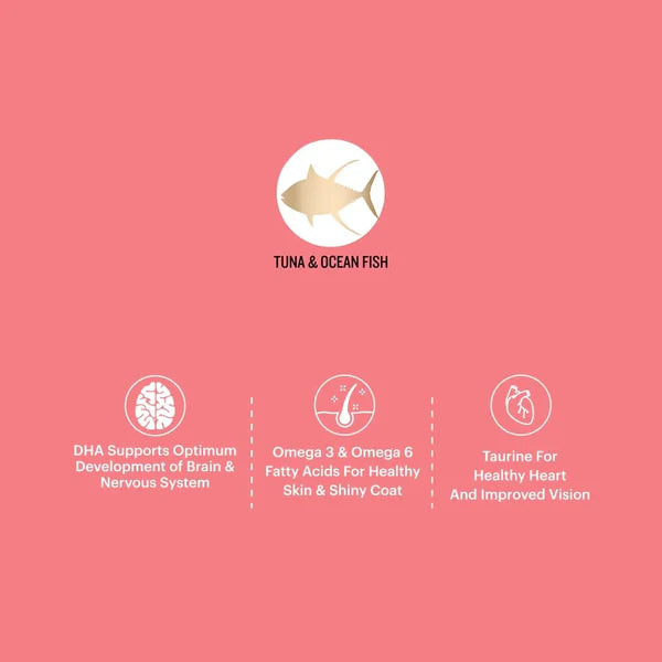 Signature Grain Zero Woow Creamy Tuna & Ocean Fish Lickable Treats for Cat & Kitten – 75 g