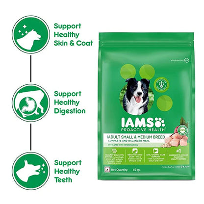 IAMS Proactive Health Small & Medium Breed Adult Dog Food - Chicken Dry Food