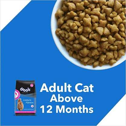 Drools Adult Dry Cat Food, Mackerel Flavor