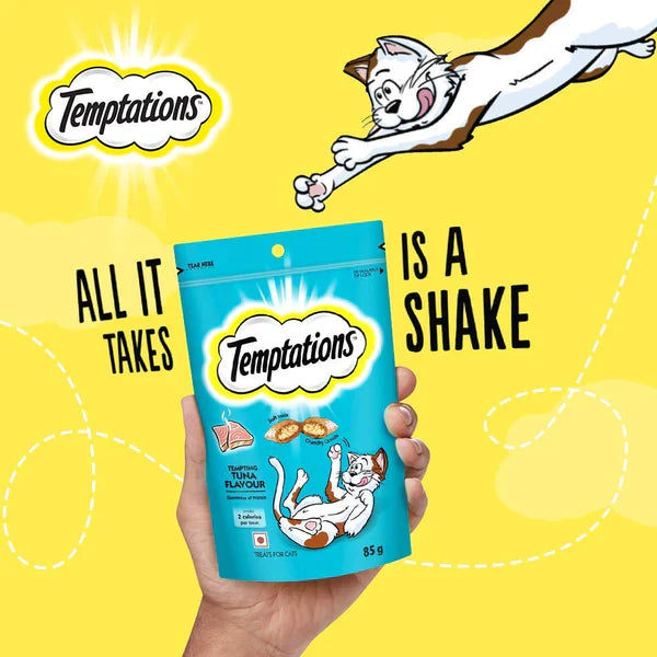 Temptations Cat Treats Tuna Flavor – Tasty & Irresistible