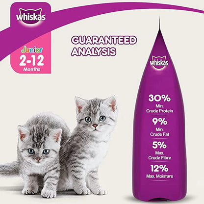 Whiskas Kitten Dry Cat Food, Ocean Fish with Milk