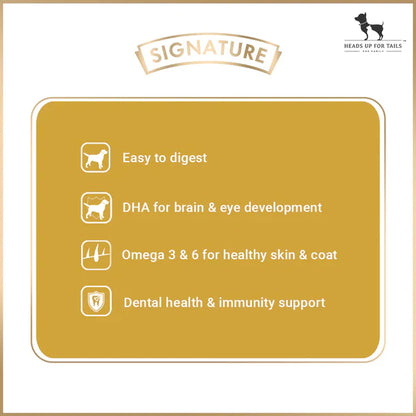 Signature Grain Zero Chicken, Egg & Vegetables Starter Dog Food – For Mother & Puppy