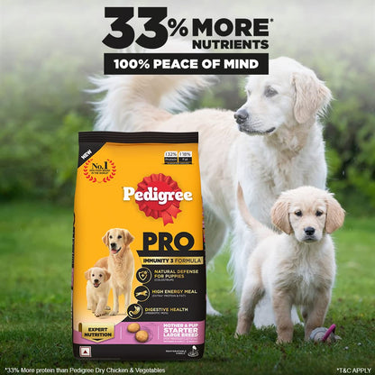 Pedigree PRO Mother & Pup Starter Large Breed Dry Food — 3-12 Weeks