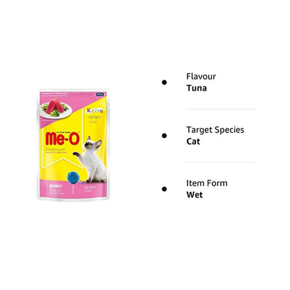 Me-O Tuna Wet Kitten Food for All Breeds - 80g