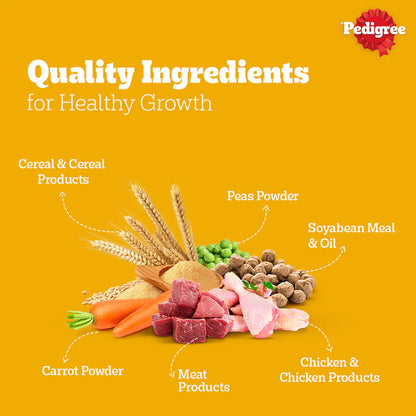 Pedigree Meat & Rice Adult Dog Dry Food