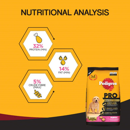 Pedigree PRO Expert Nutrition Large Breed Puppy Food — 3 to 18 Months
