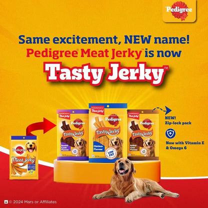 Pedigree Barbecued Chicken Tasty Jerky Dog Treat – 70g