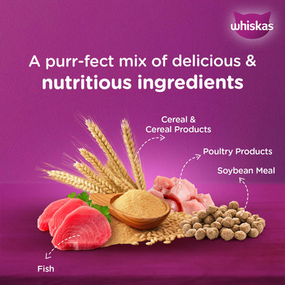 Whiskas Ocean Fish Dry Food for Adult Cats