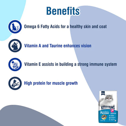 Kitty Yums Ocean Fish Persian Cat Dry Food