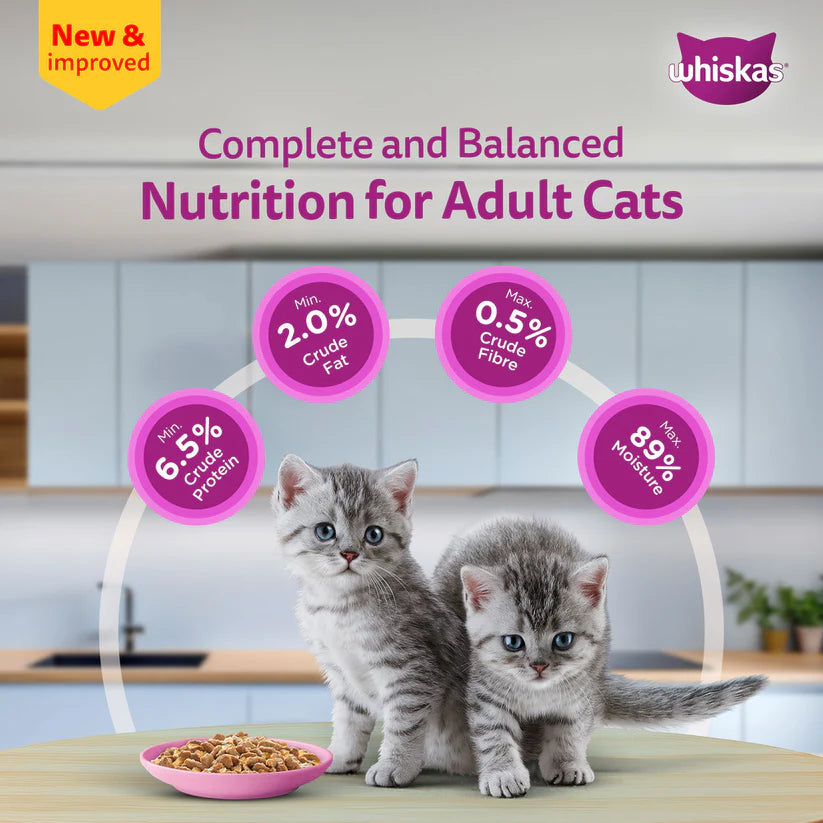 Whiskas Junior Kitten Wet Food - Chicken in Gravy (2-12 Months)