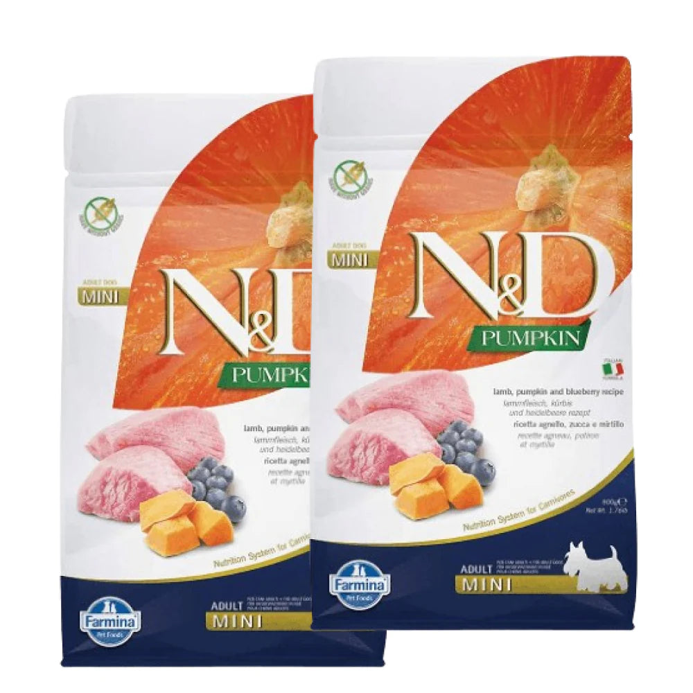 Farmina N&D Pumpkin Lamb & Blueberry Adult Mini Dog Food