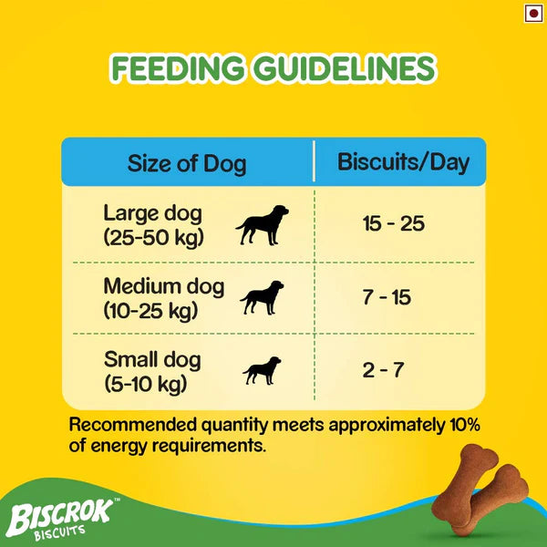 Pedigree Biscrok Dog Biscuit, Chicken Flavour – 500g