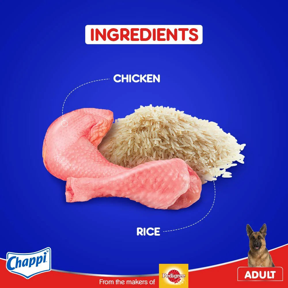 Chappi Chicken & Rice Adult Dry Dog Food