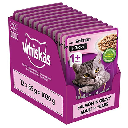 Whiskas Adult Wet Cat Food – Salmon in Gravy