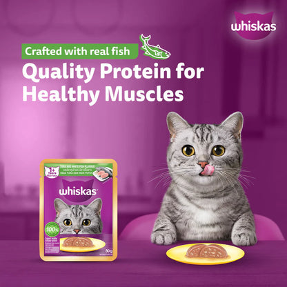 Whiskas Tuna & White Fish Cat Wet Food