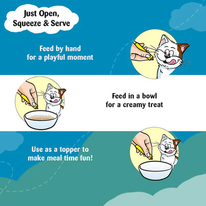 Temptations Creamy Purrrr ee Salmon & Cheese Cat Treats