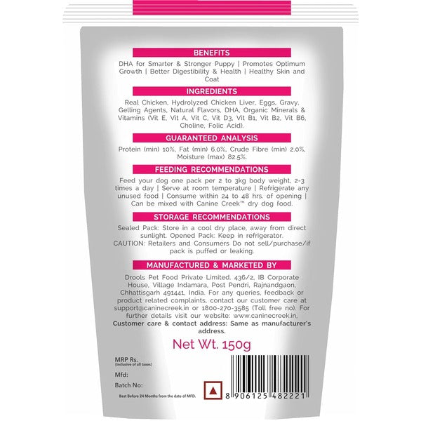 Canine Creek Ultra Premium Wet Puppy Food – 150 g