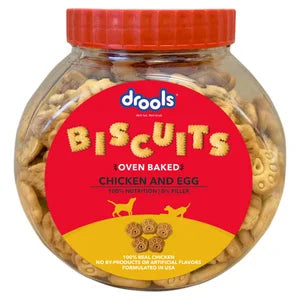 Drools Chicken and Egg Biscuit Dog Treats 400g